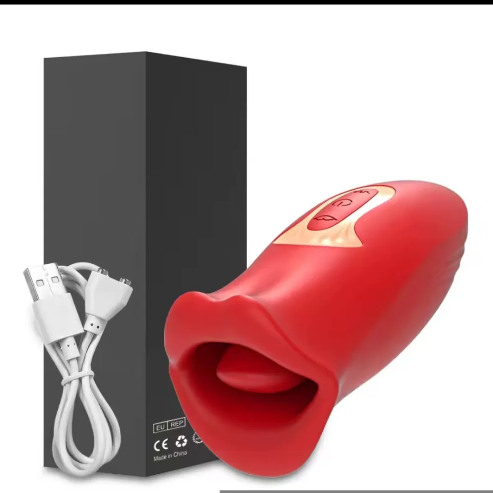 Vibrador Boca com Língua 