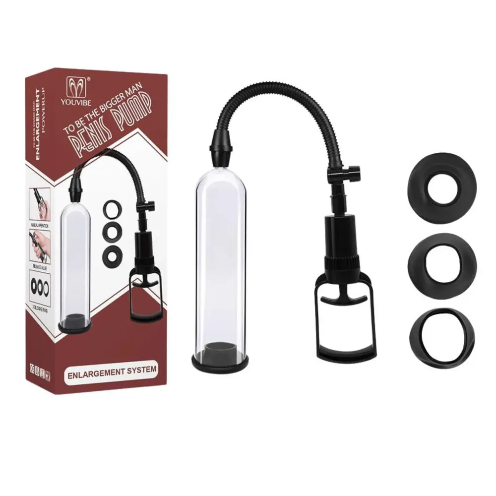 Bomba Peniana Manual Com Três Aneis