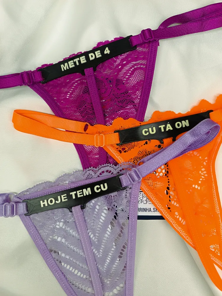 Calcinha Brilha no Escuro