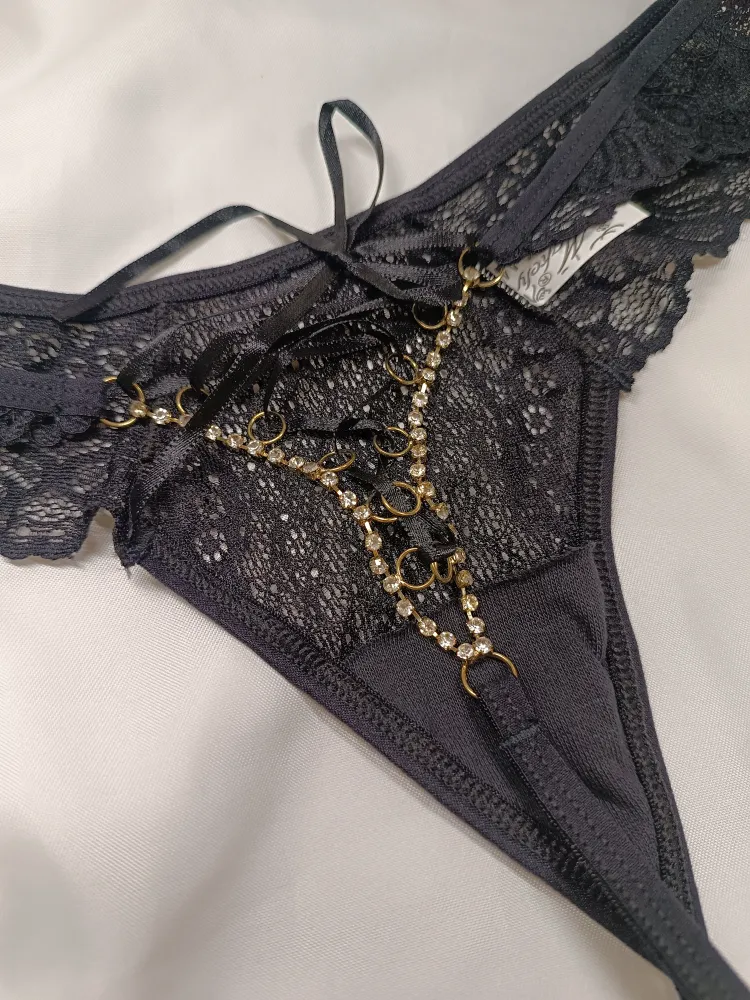 Calcinha Passante Strass