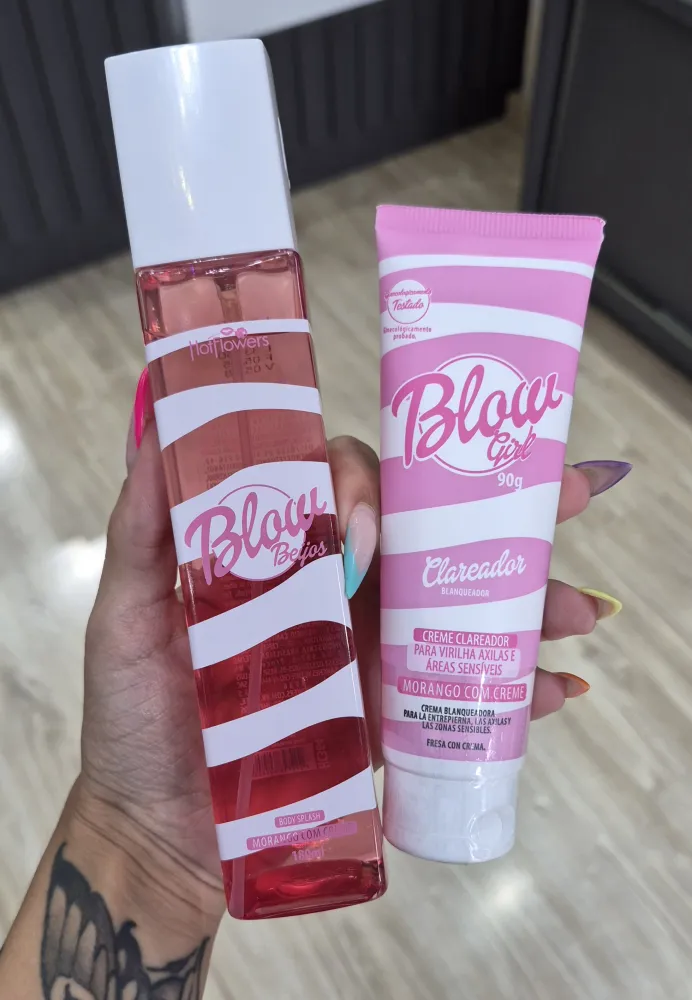 Kit Body Splash + Creme Clareador Blow