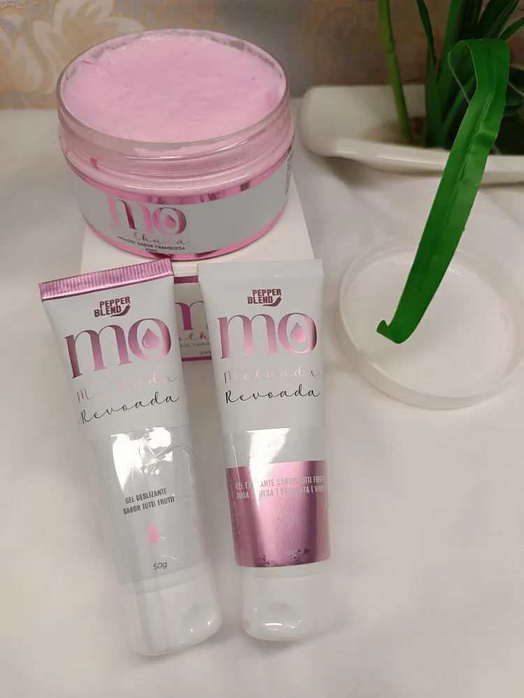 Kit Mo, Mousse + Excitante + Deslizante Tutti-Frutti
