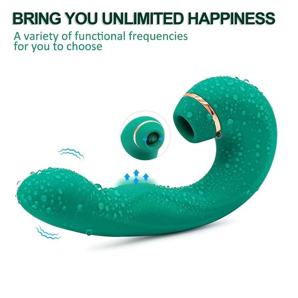 Vibrador Com Sucção e Estimulo Ponto G