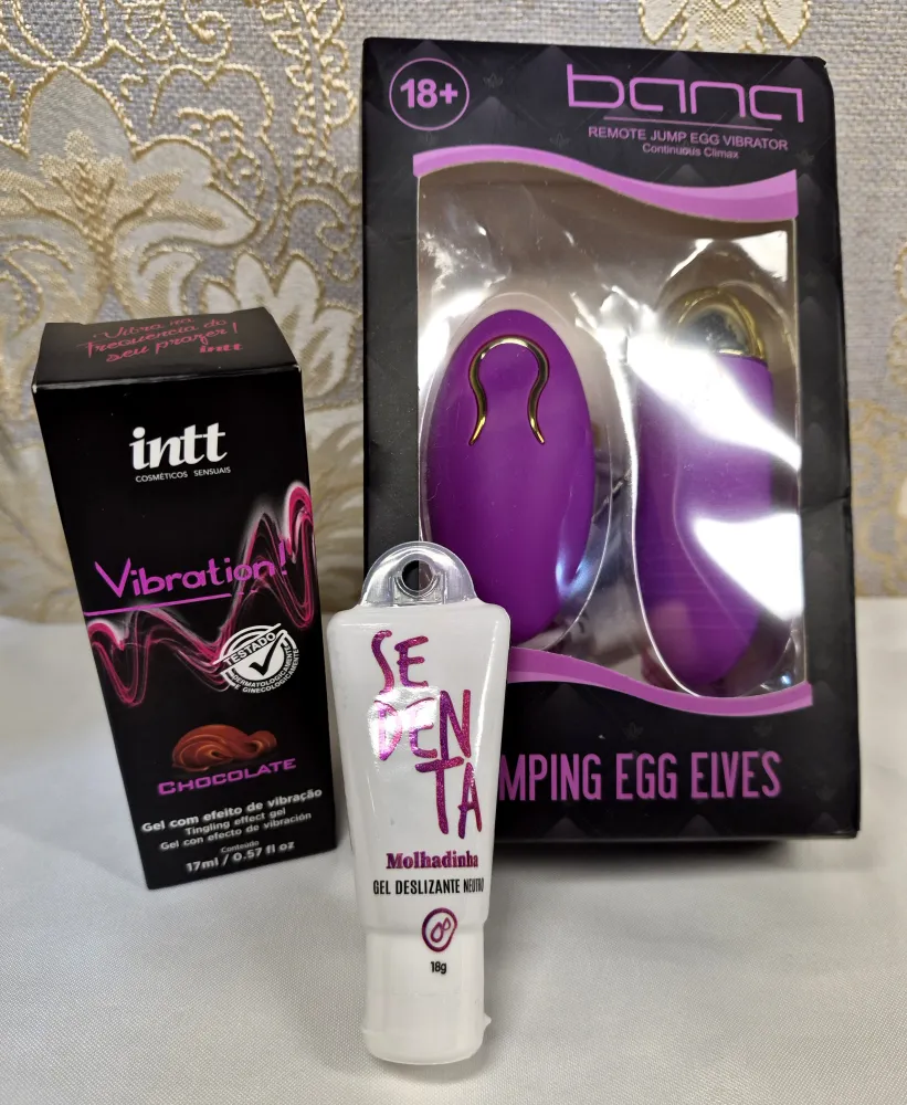 Bullet com Controle + Gel Vibration Morango + Lub Sesentinha