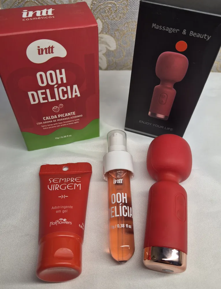 Varinha Mini + Ooh Delícia Morango Azedinho + Adstringente