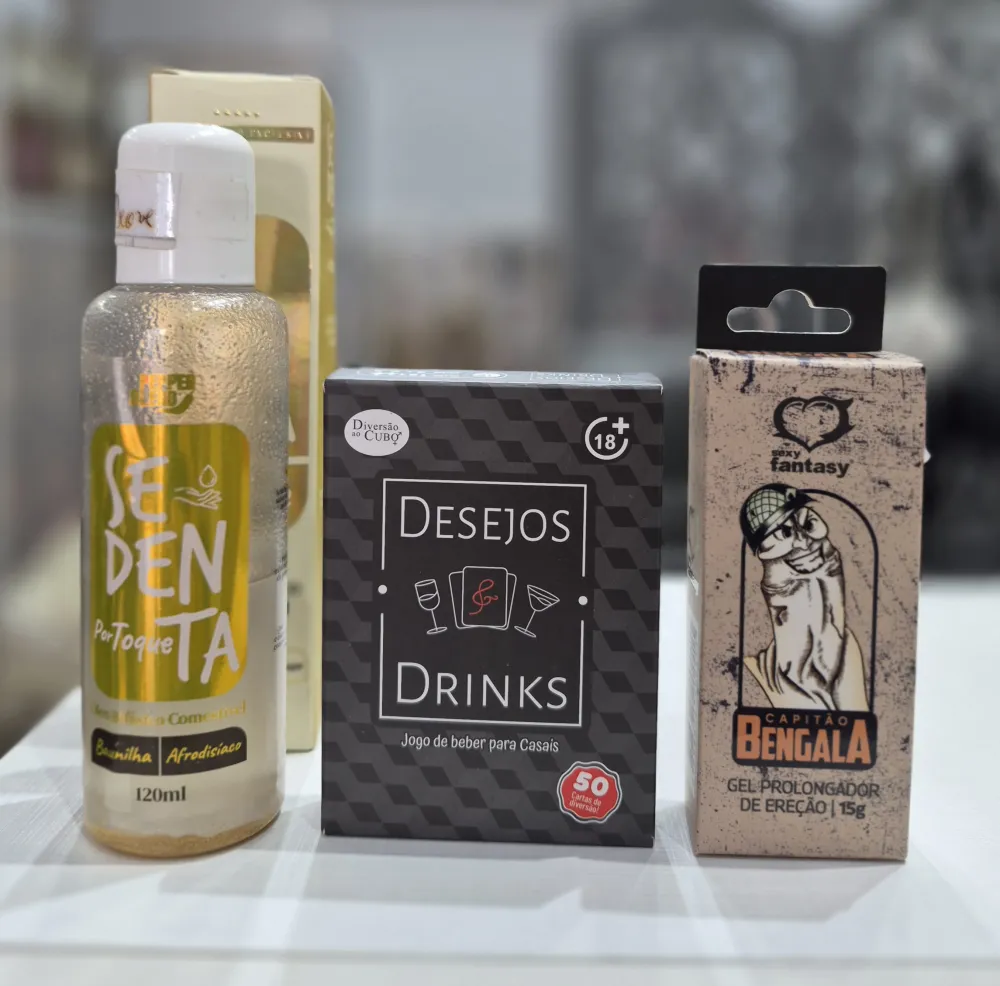Óleo Comestível Sedenta - Jogo Desejo Drinks - Retardante