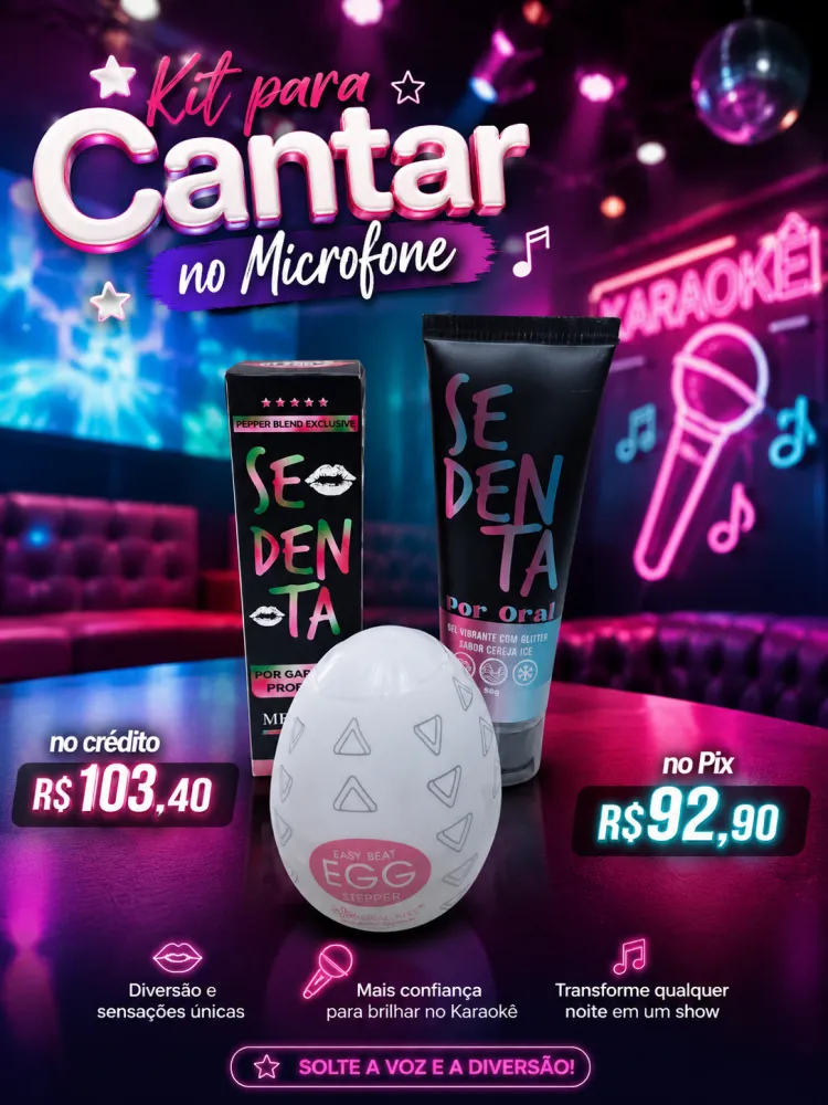 Kit Para Oral e Masturbação