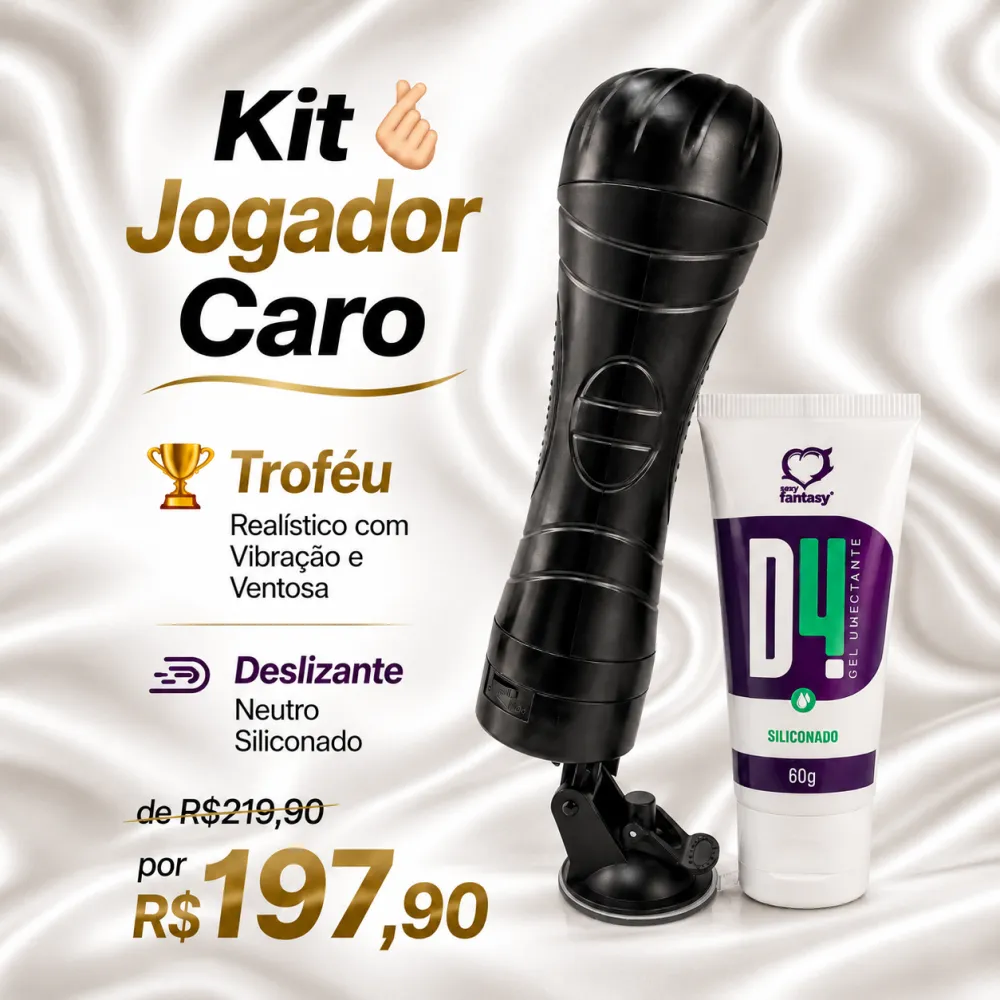Masturbador PPk Realística + Lubrificante